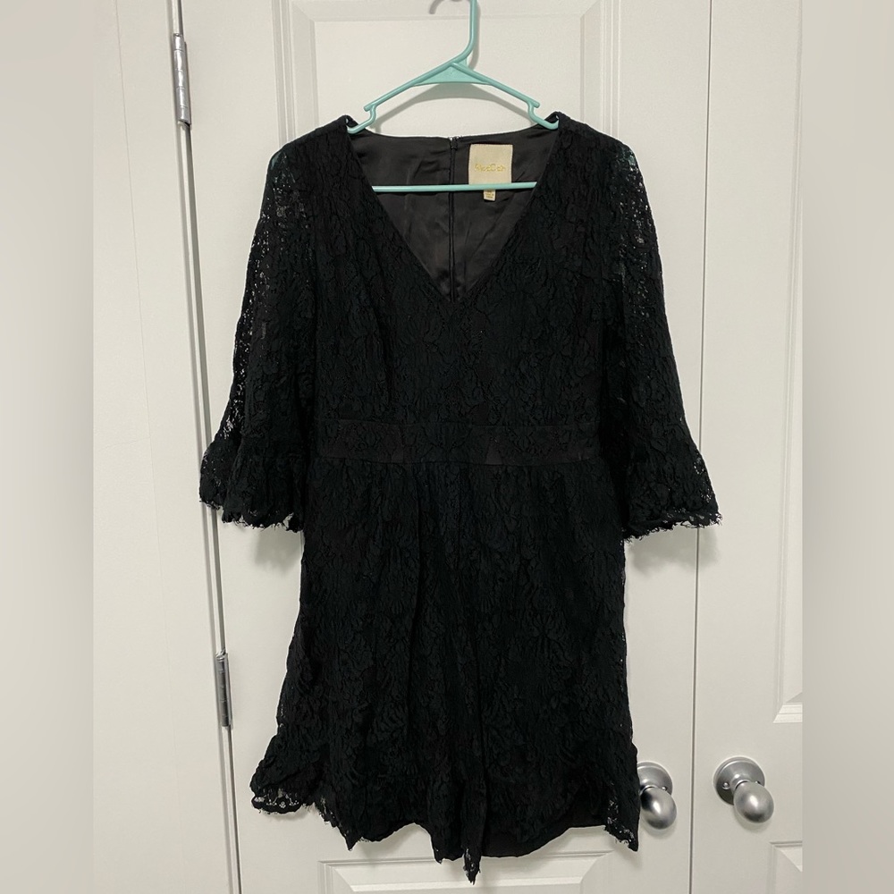 ModCloth Black Lace Dress